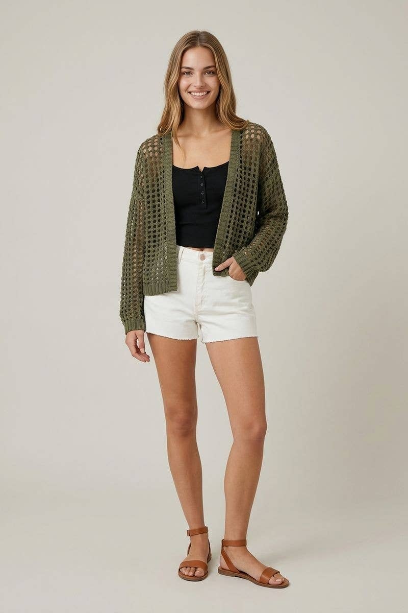 Olive Coast Cardigan