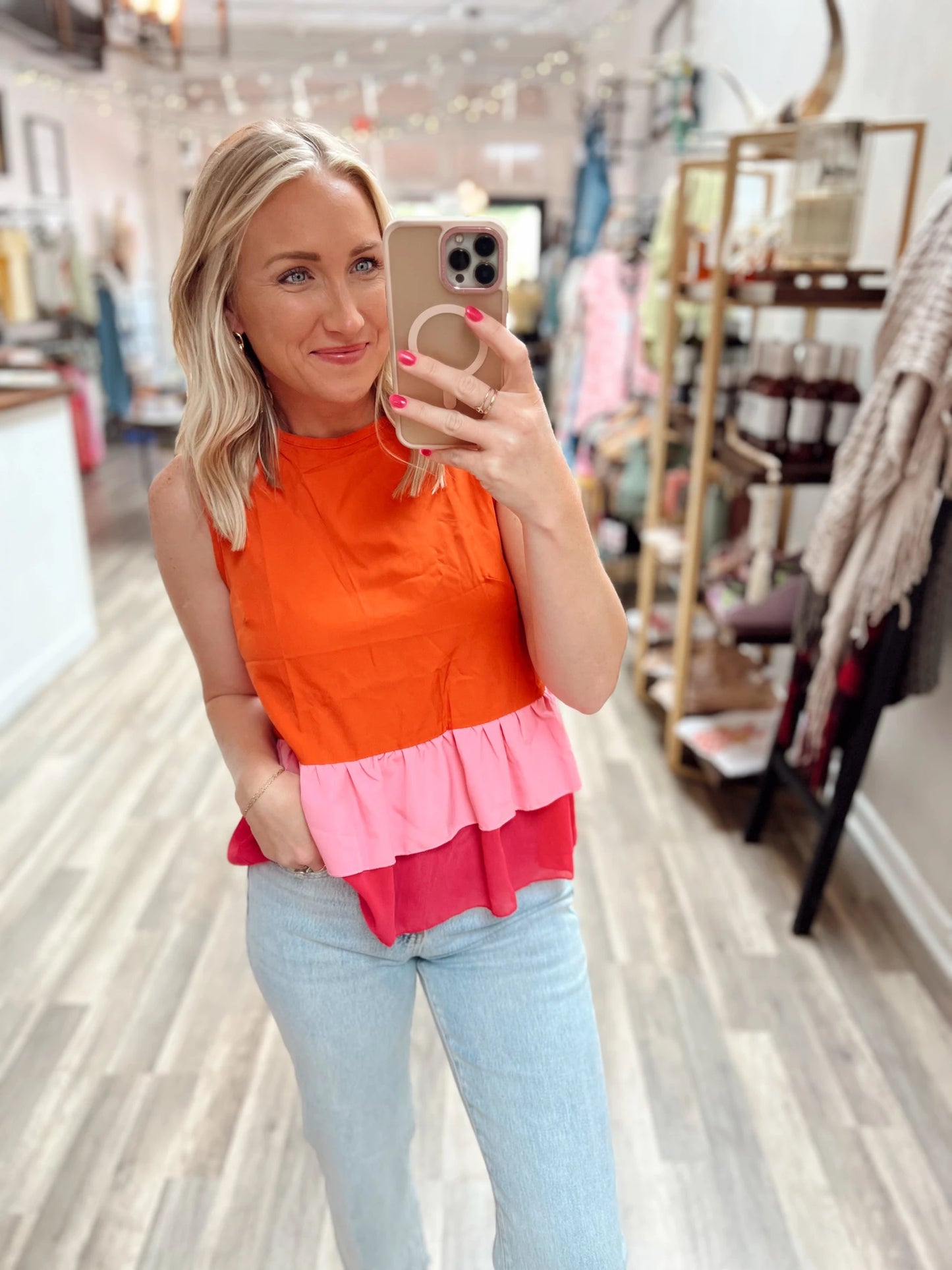 Tish Tiered Top - Multi