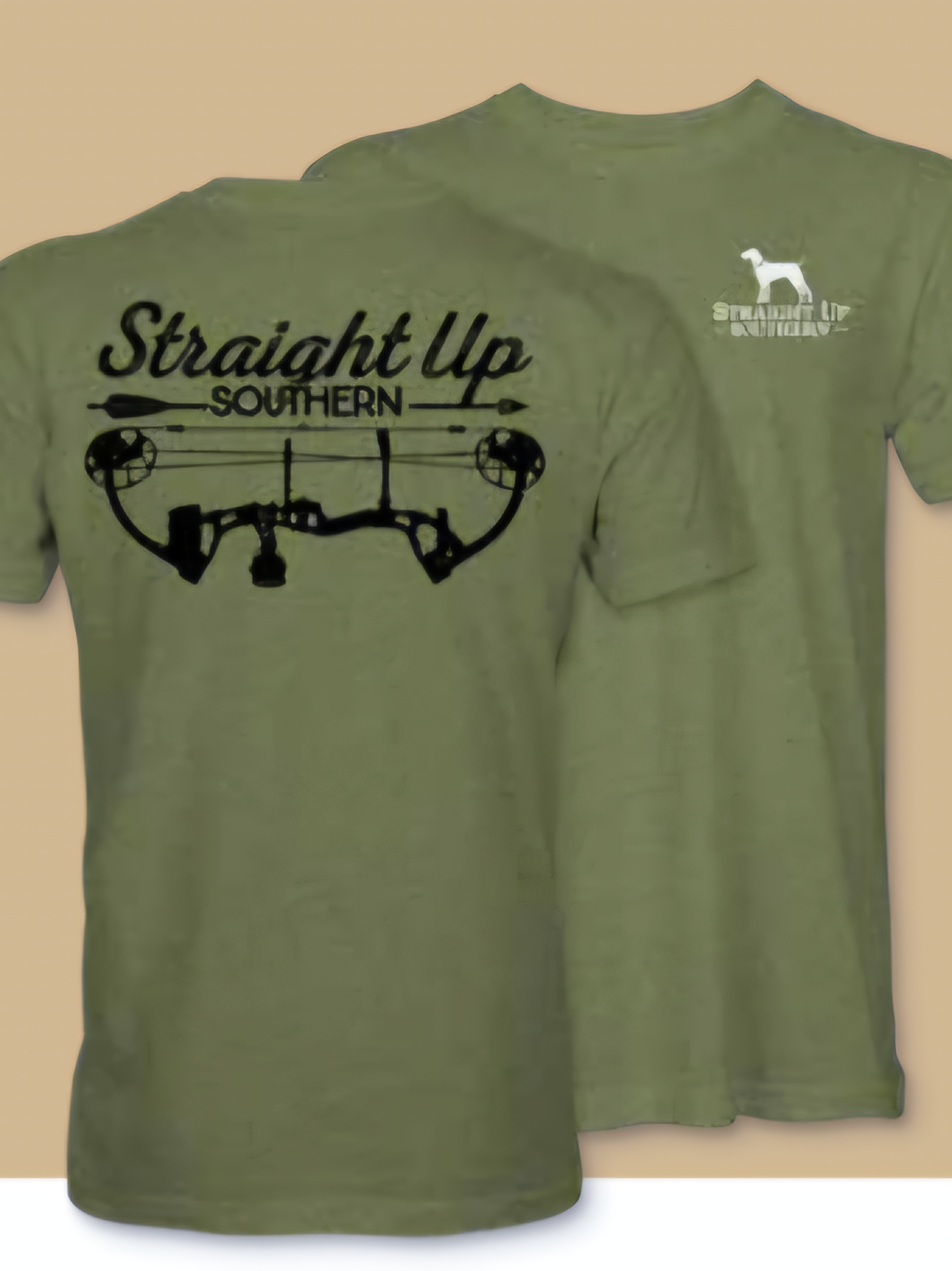 Mens Logo Bow - Heather Military Green