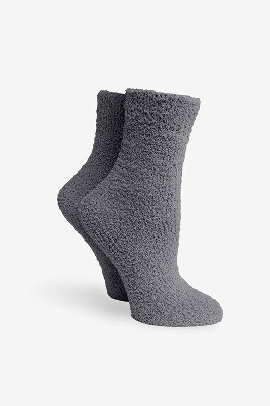 Solid Color Soft Women Fuzzy Socks