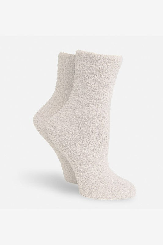 Solid Color Soft Women Fuzzy Socks