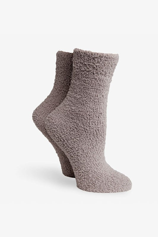 Solid Color Soft Women Fuzzy Socks