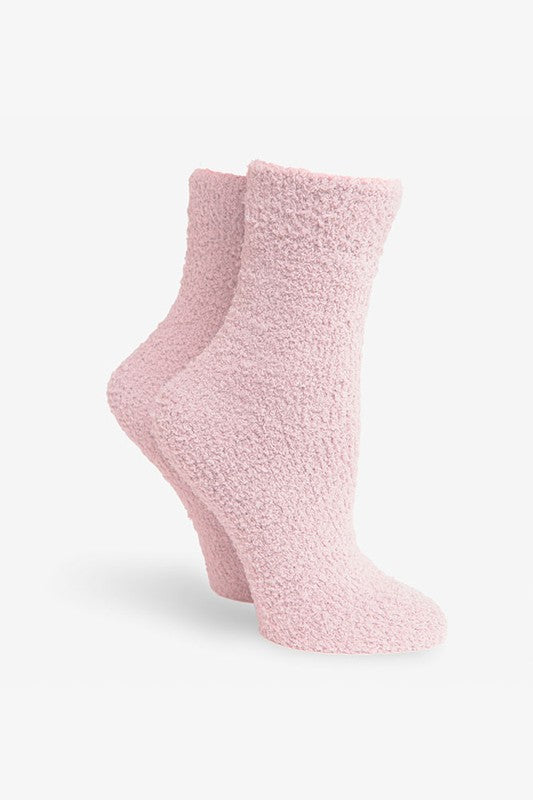 Solid Color Soft Women Fuzzy Socks