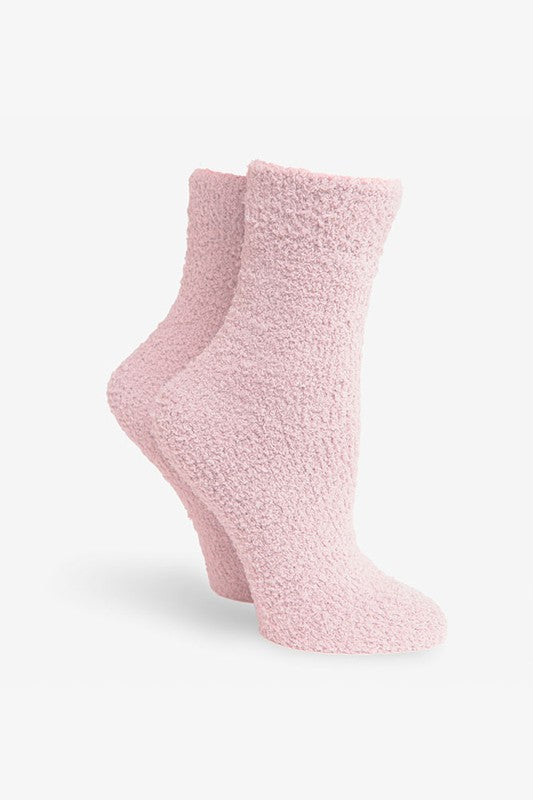 Solid Color Soft Women Fuzzy Socks