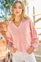 Long sleeve top - Pink