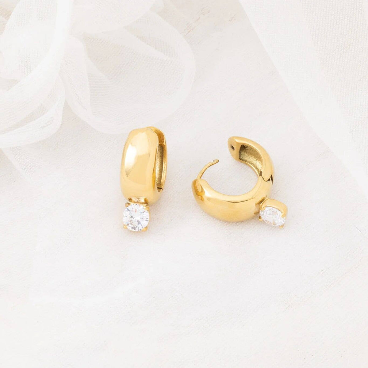 Chunky Stone Earring