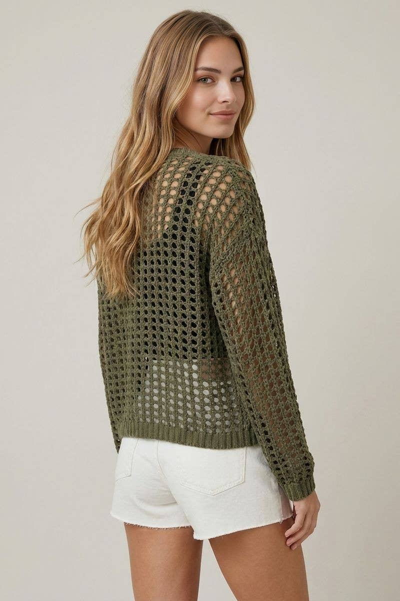 Olive Coast Cardigan