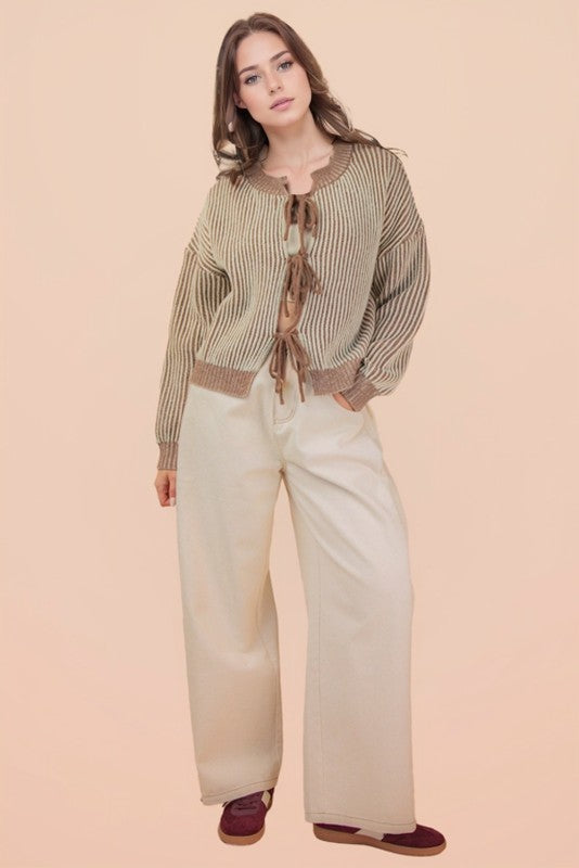 Sandy Shores Tie Cardigan