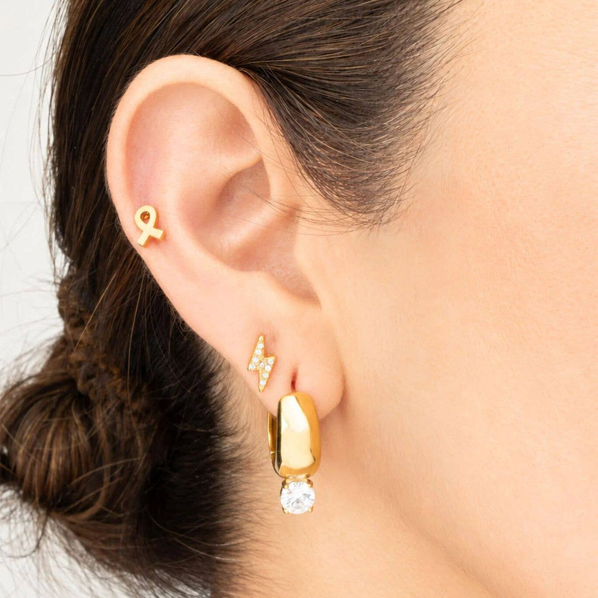 Chunky Stone Earring
