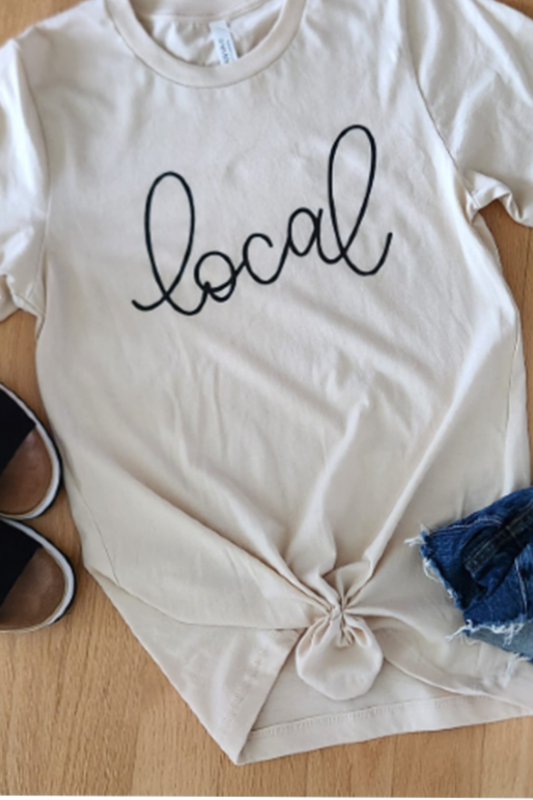 Local Graphic Softstyle Tee - Cream