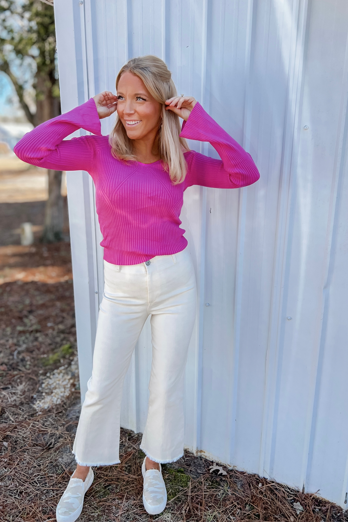 Oyster Bay Flare Pants