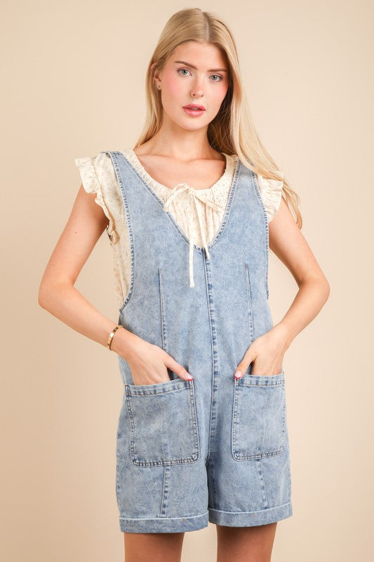 Dockside Denim Romper