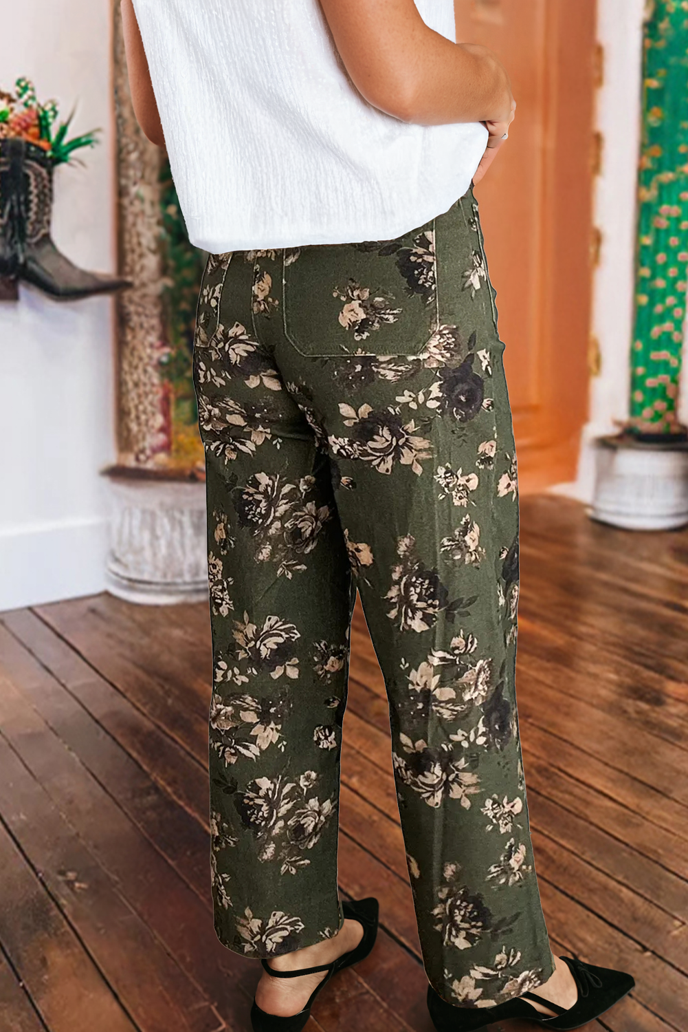 Meadow Days Floral Jeans