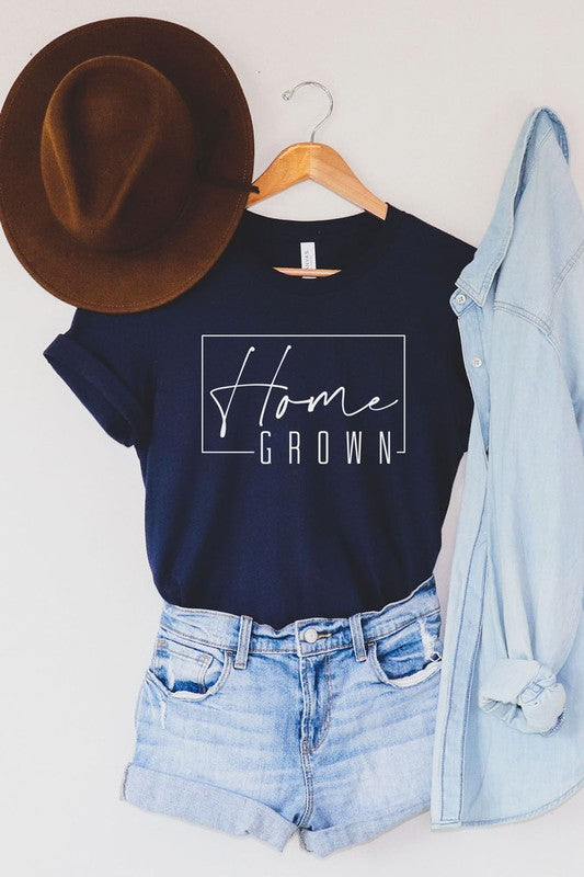 Home Grown Graphic Tee - Navy